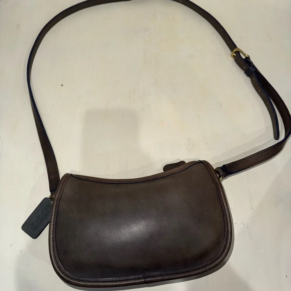 Vintage Coach Bundle- Black Mini Belt Bag 9826 & Wendie 9031 - Picture 10 of 16